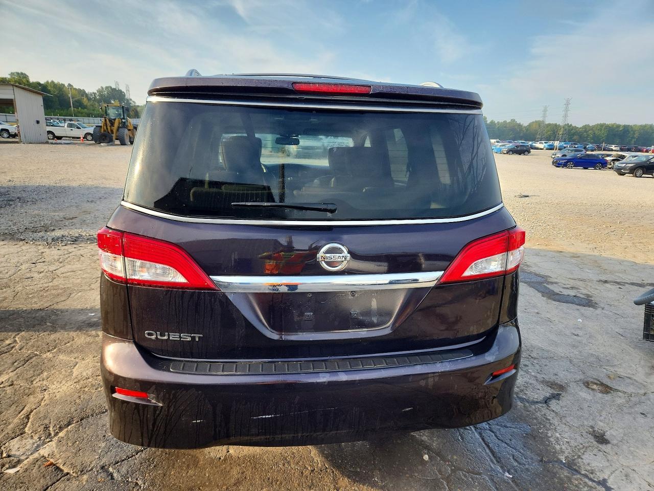 2011 Nissan Quest 3.5 S Burgundy vin: JN8AE2KP4B9007175