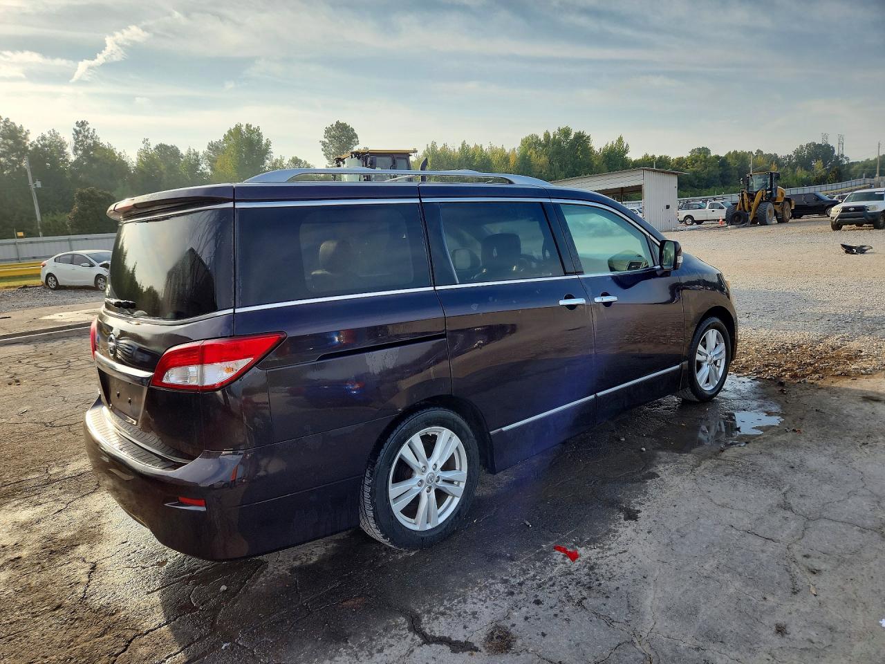 2011 Nissan Quest 3.5 S Burgundy vin: JN8AE2KP4B9007175