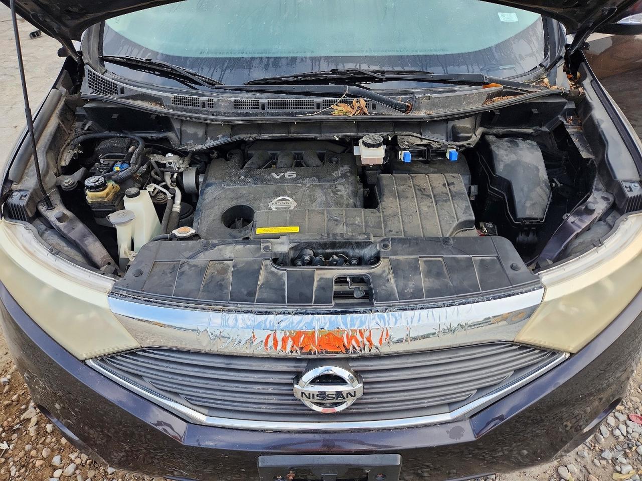 2011 Nissan Quest 3.5 S Burgundy vin: JN8AE2KP4B9007175