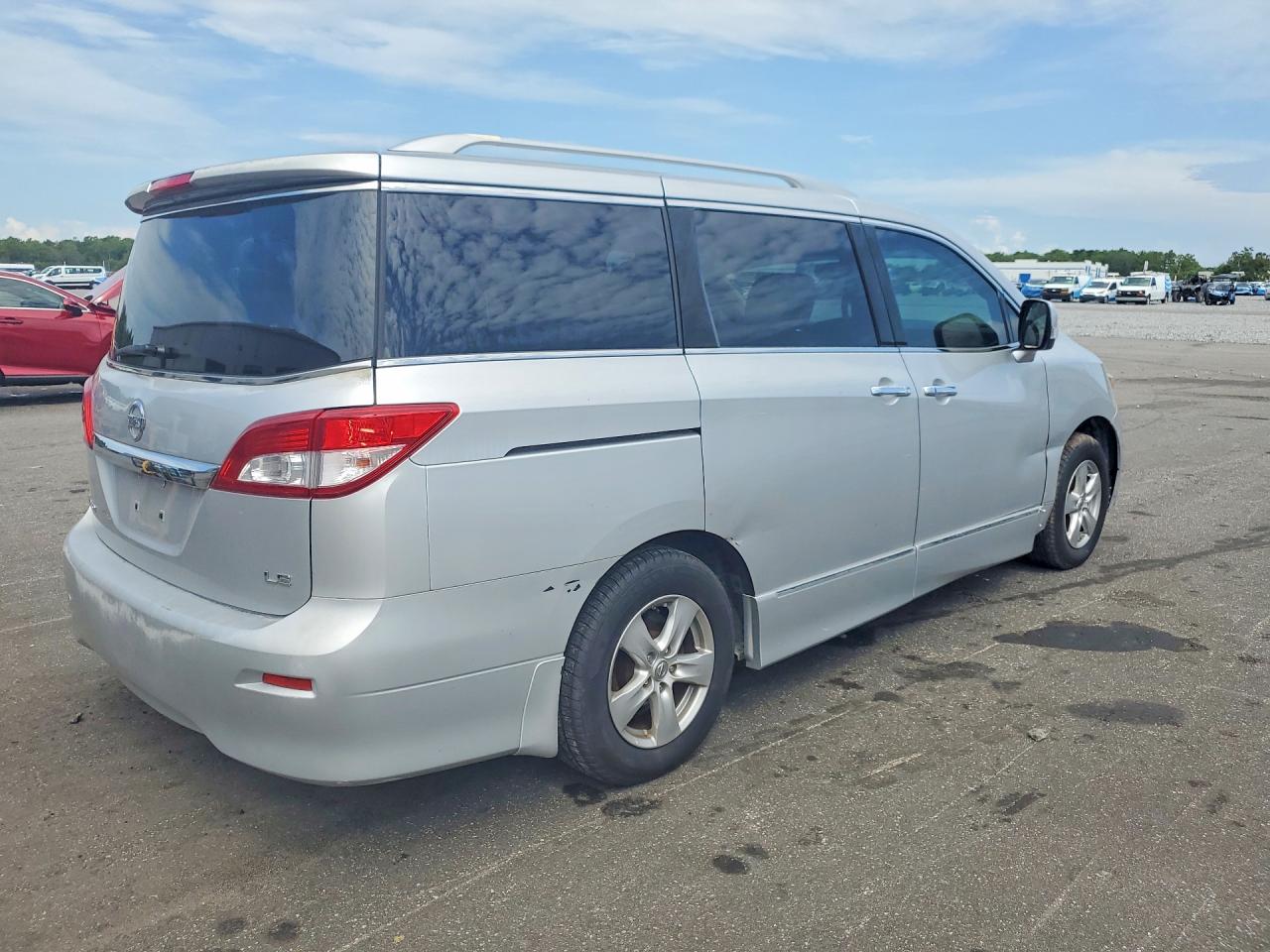 2012 Nissan Quest 3.5 S Silver vin: JN8AE2KP4C9035544