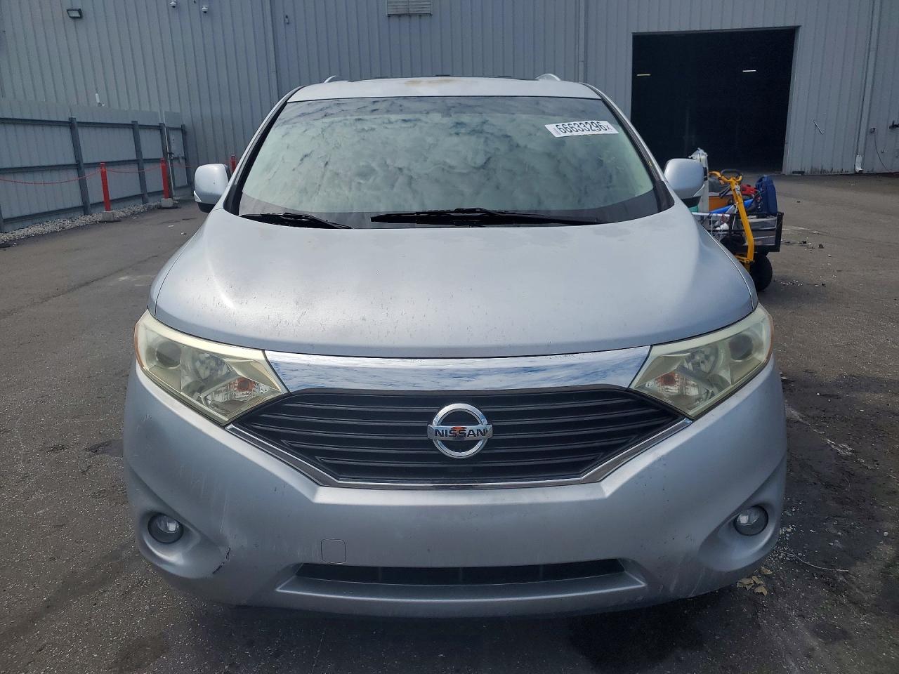 2012 Nissan Quest 3.5 S Silver vin: JN8AE2KP4C9035544