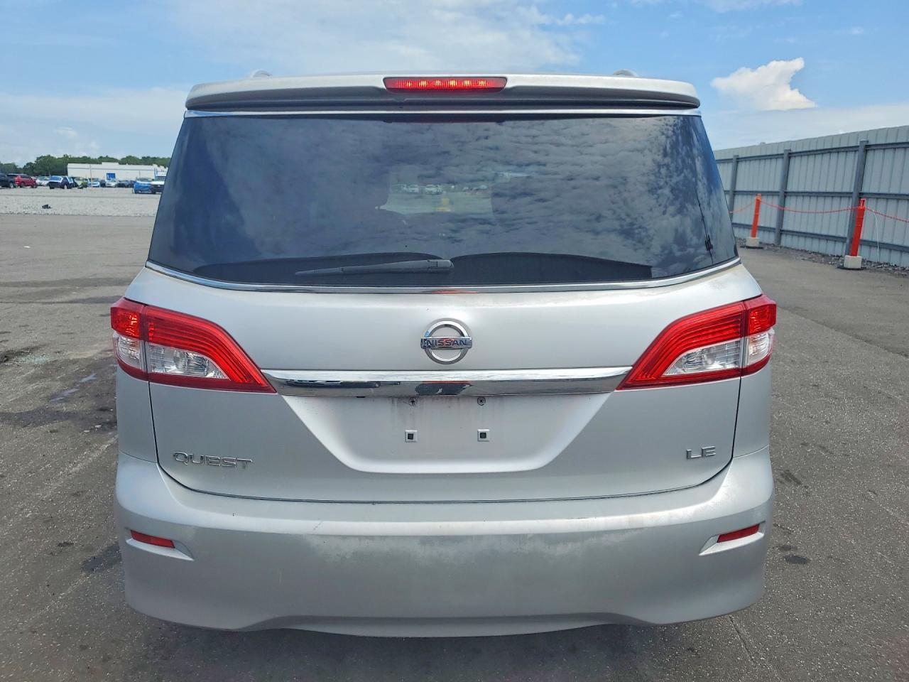 2012 Nissan Quest 3.5 S Silver vin: JN8AE2KP4C9035544
