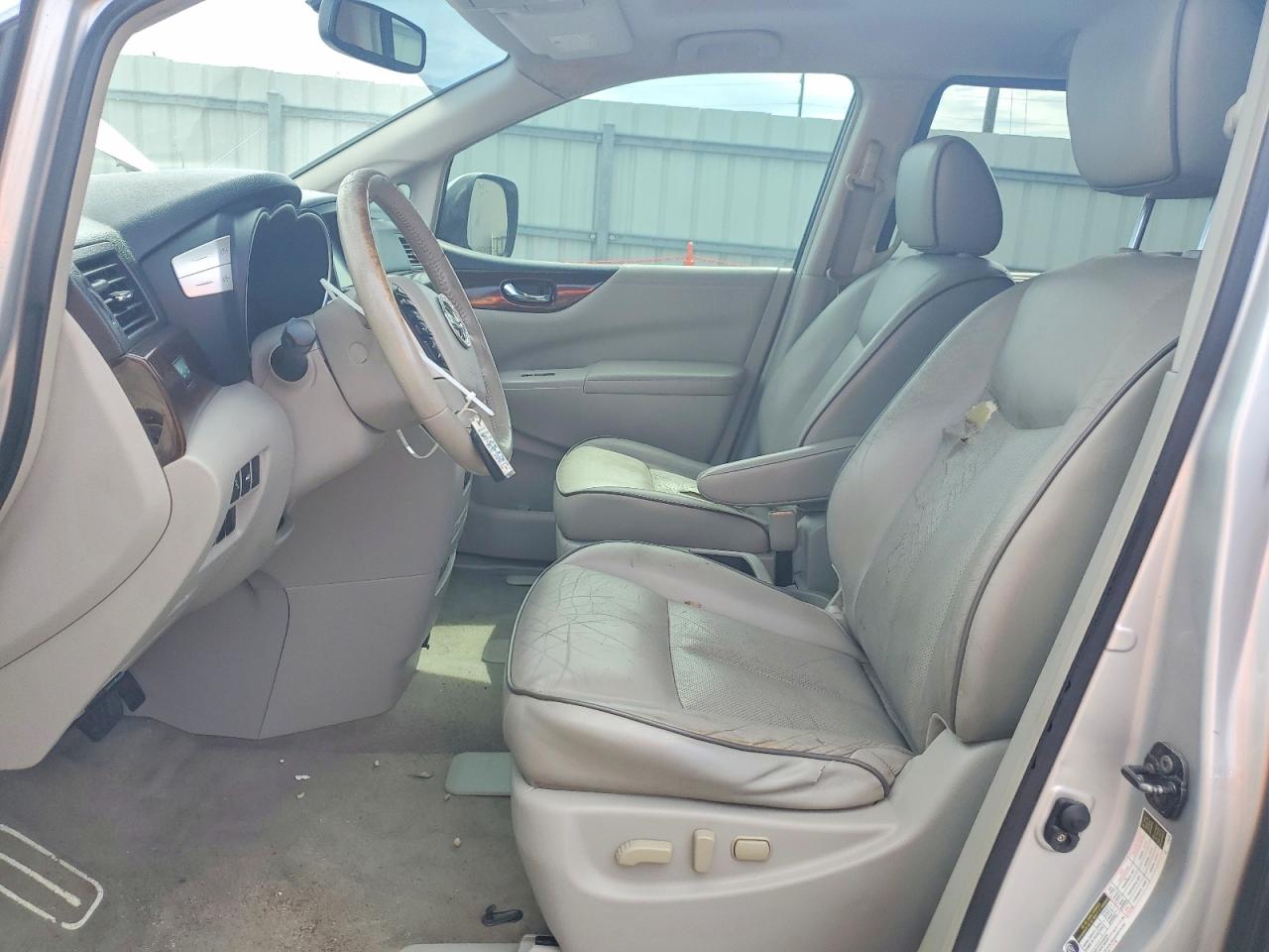 2012 Nissan Quest 3.5 S Silver vin: JN8AE2KP4C9035544