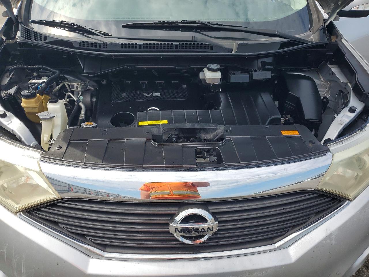 2012 Nissan Quest 3.5 S Silver vin: JN8AE2KP4C9035544