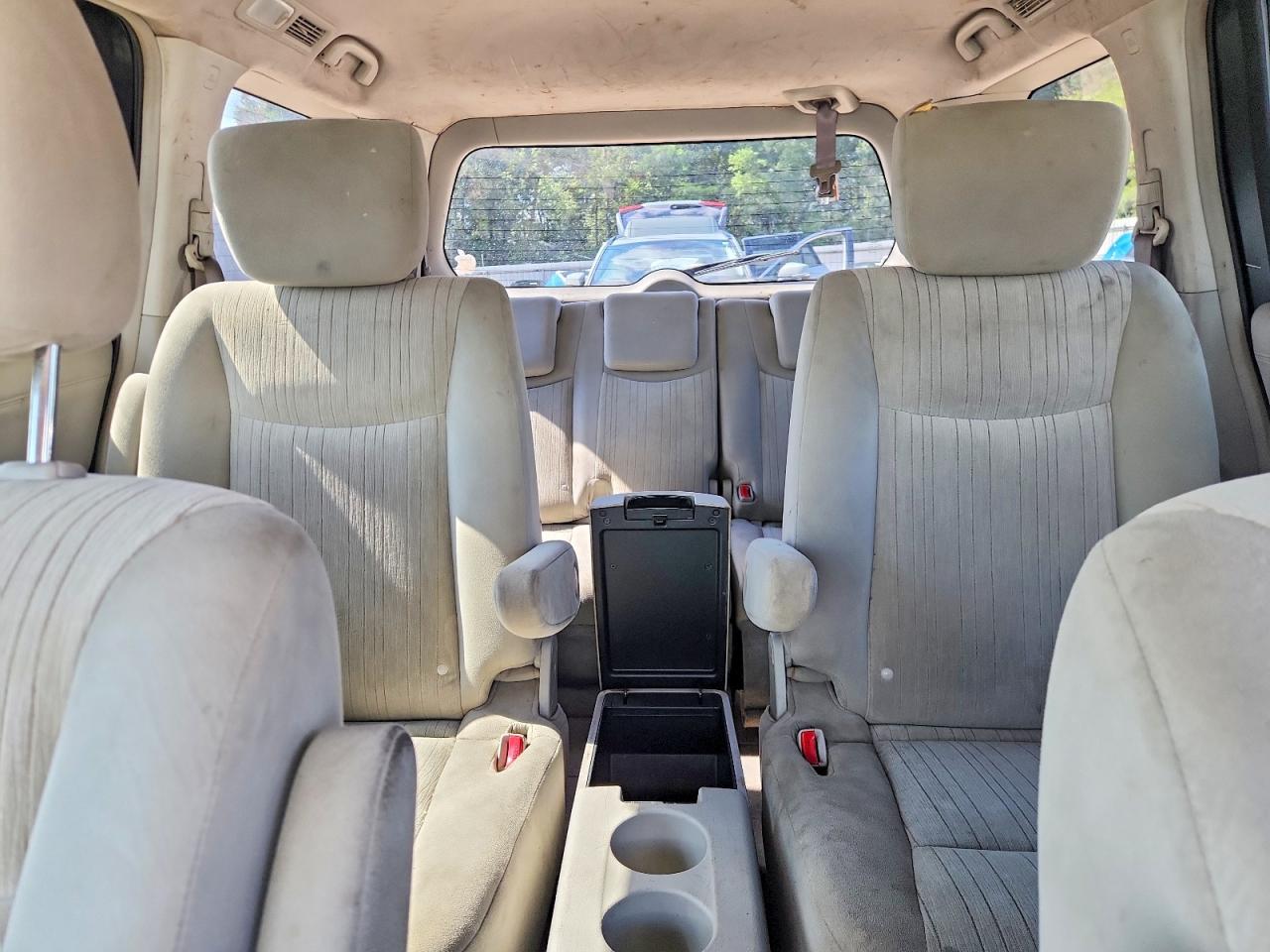 2012 Nissan Quest 3.5 S White vin: JN8AE2KP4C9035771