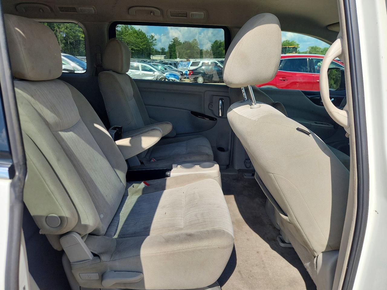 2012 Nissan Quest 3.5 S White vin: JN8AE2KP4C9035771