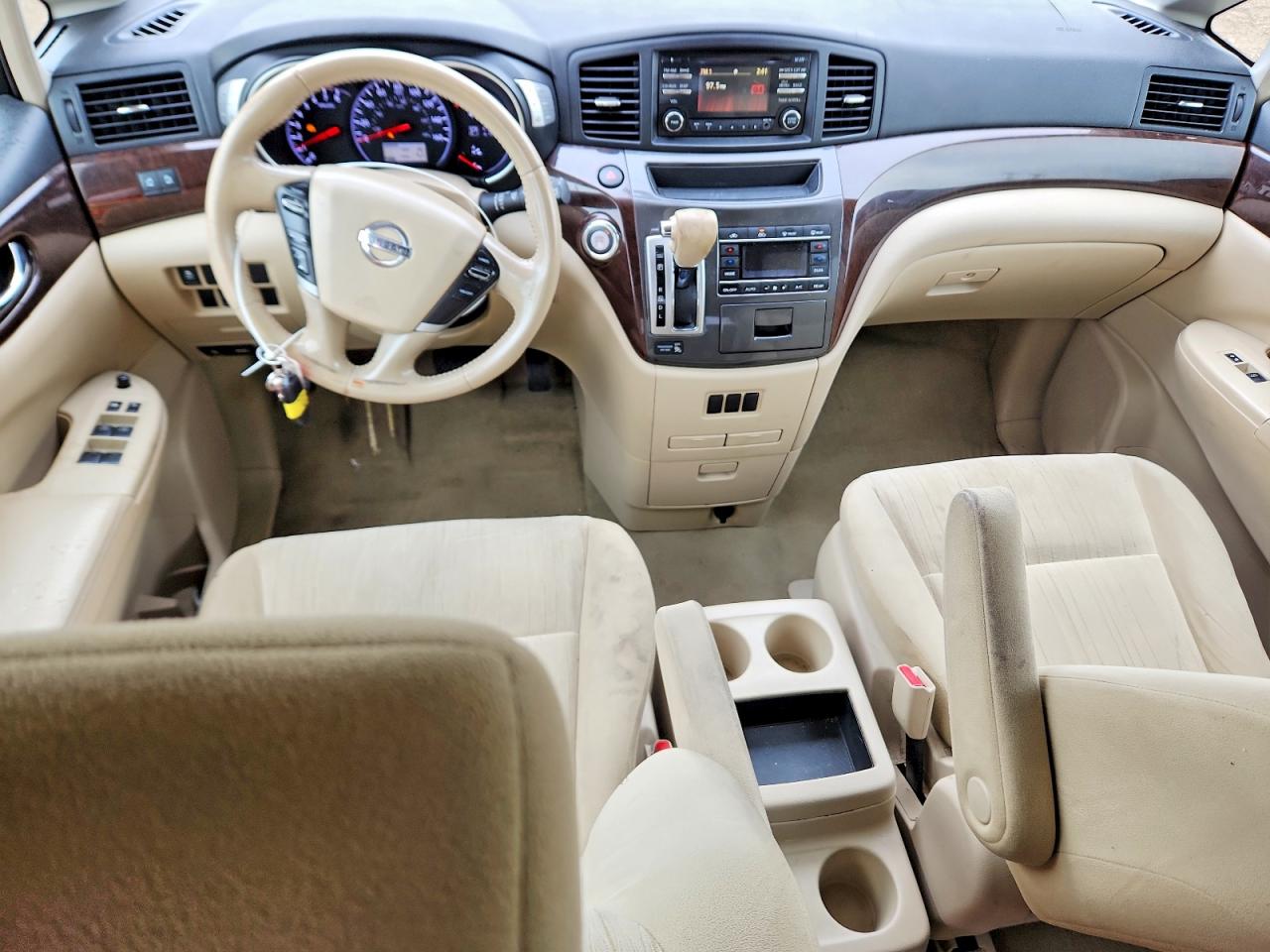 2012 Nissan Quest 3.5 S Silver vin: JN8AE2KP4C9035933