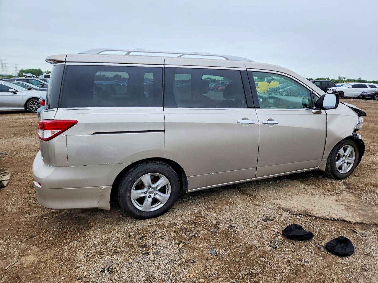 2012 Nissan Quest 3.5 S Silver vin: JN8AE2KP4C9035933