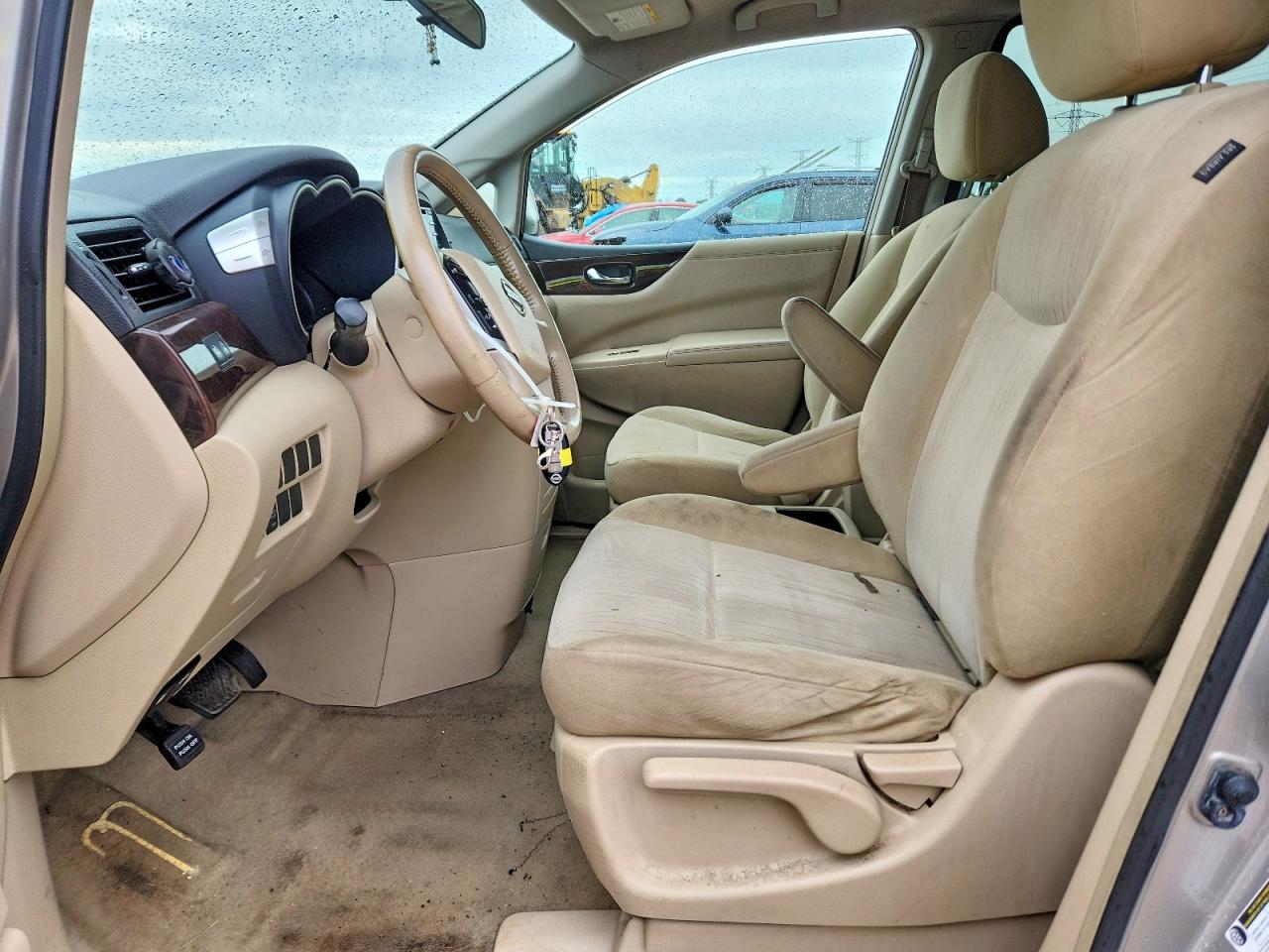 2012 Nissan Quest 3.5 S Silver vin: JN8AE2KP4C9035933