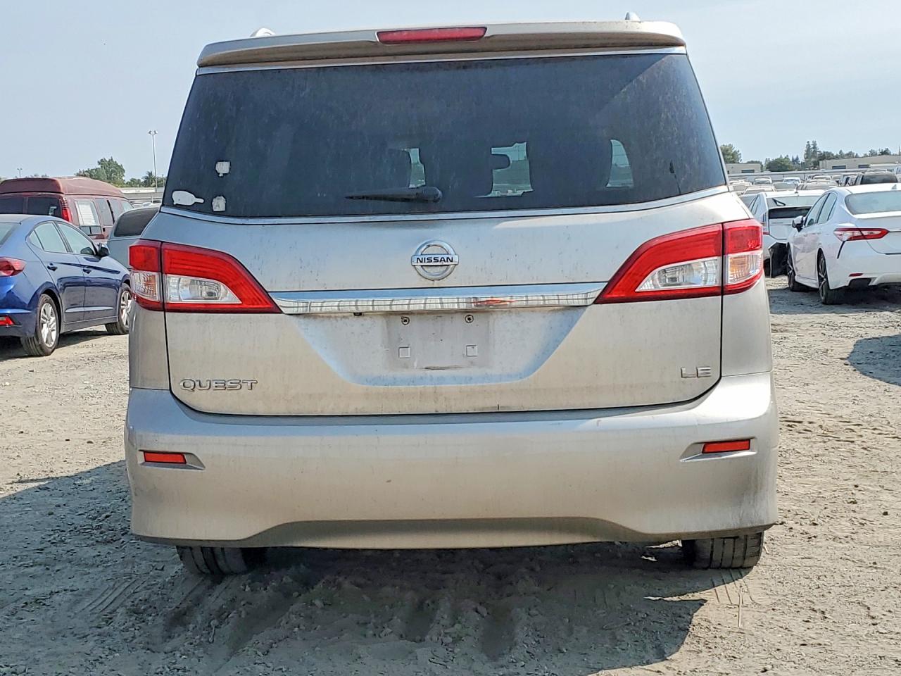 2012 Nissan Quest 3.5 S Silver vin: JN8AE2KP4C9038640