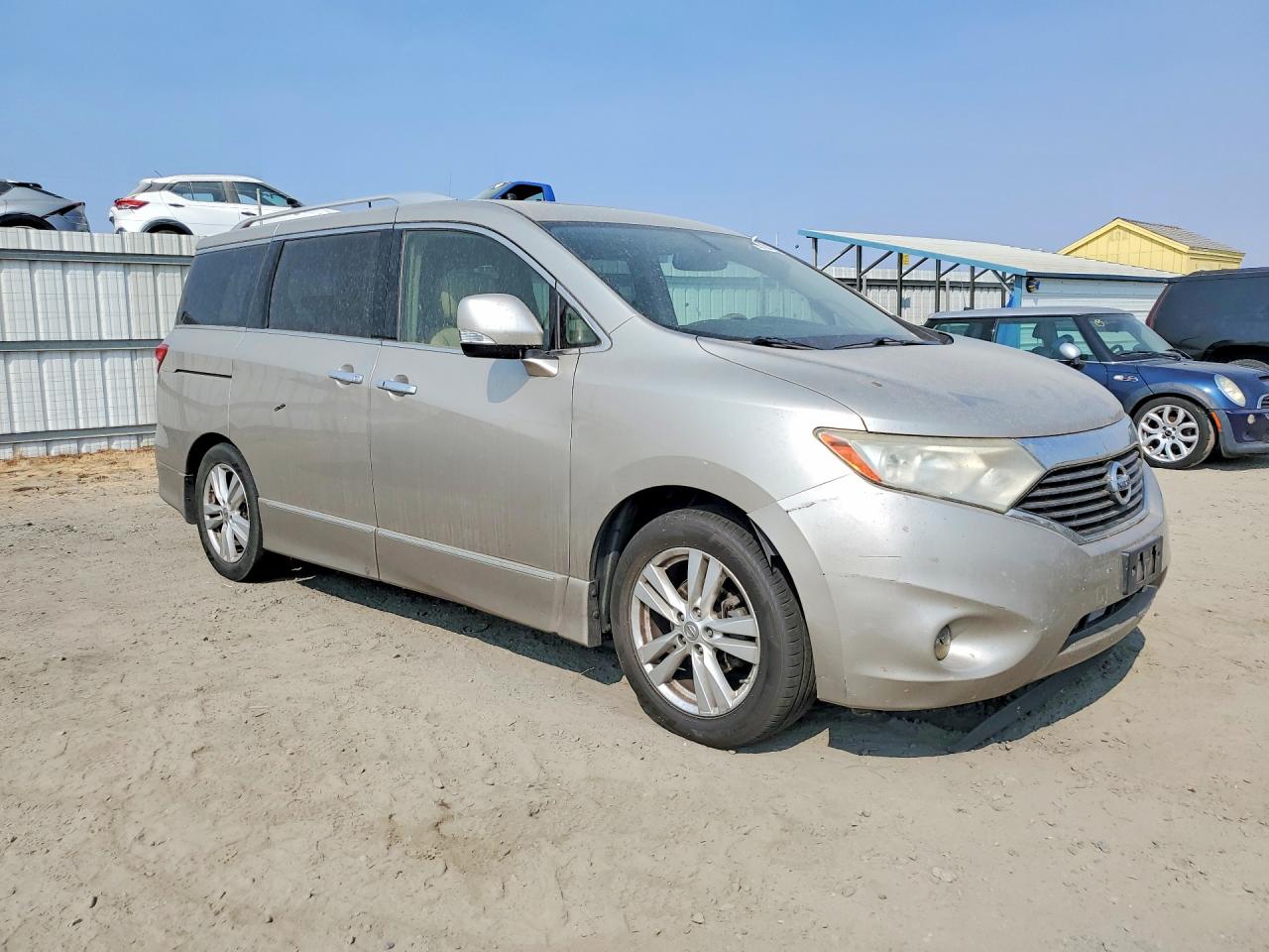 2012 Nissan Quest 3.5 S Silver vin: JN8AE2KP4C9038640