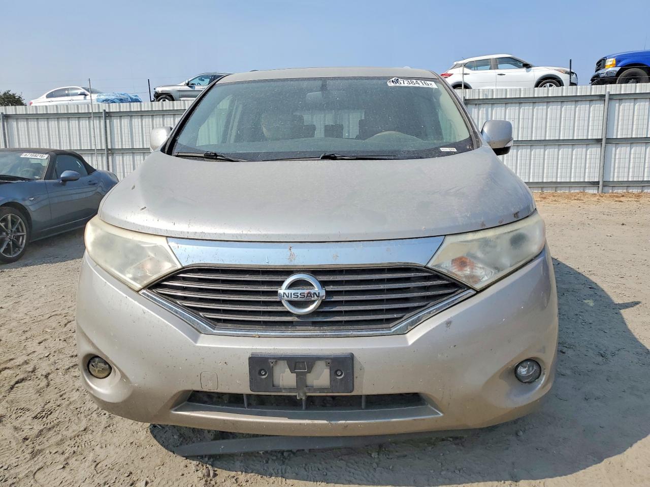 2012 Nissan Quest 3.5 S Silver vin: JN8AE2KP4C9038640