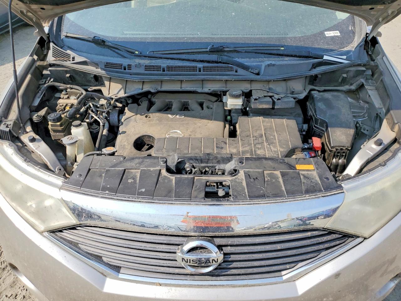 2012 Nissan Quest 3.5 S Silver vin: JN8AE2KP4C9038640