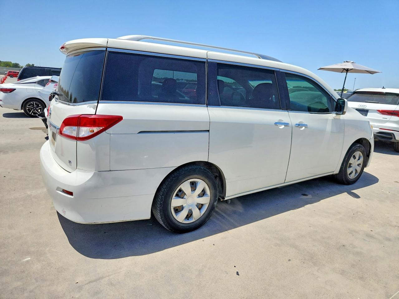2012 Nissan Quest 3.5 S Белый vin: JN8AE2KP4C9039304
