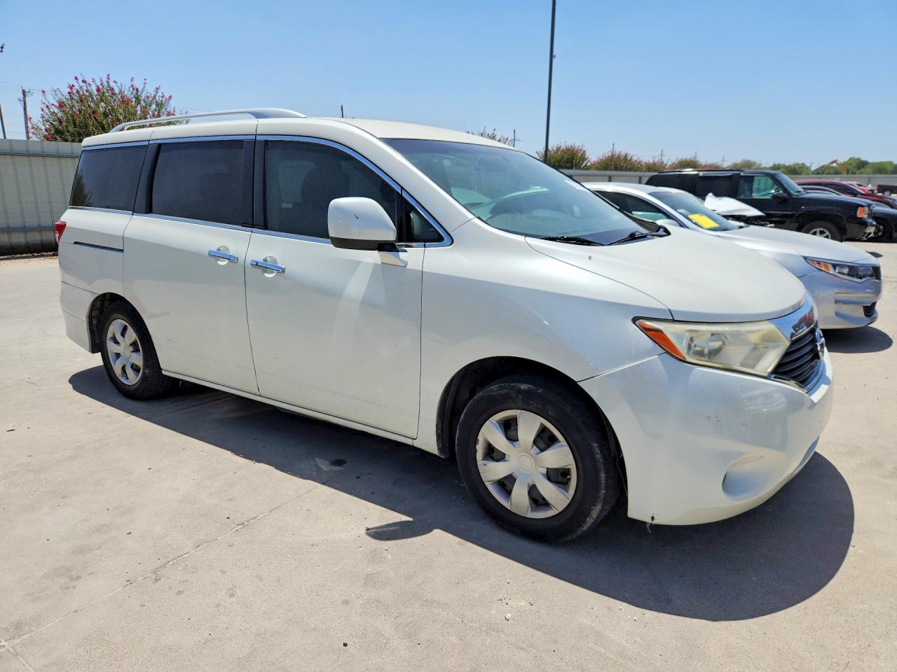 2012 Nissan Quest 3.5 S Белый vin: JN8AE2KP4C9039304
