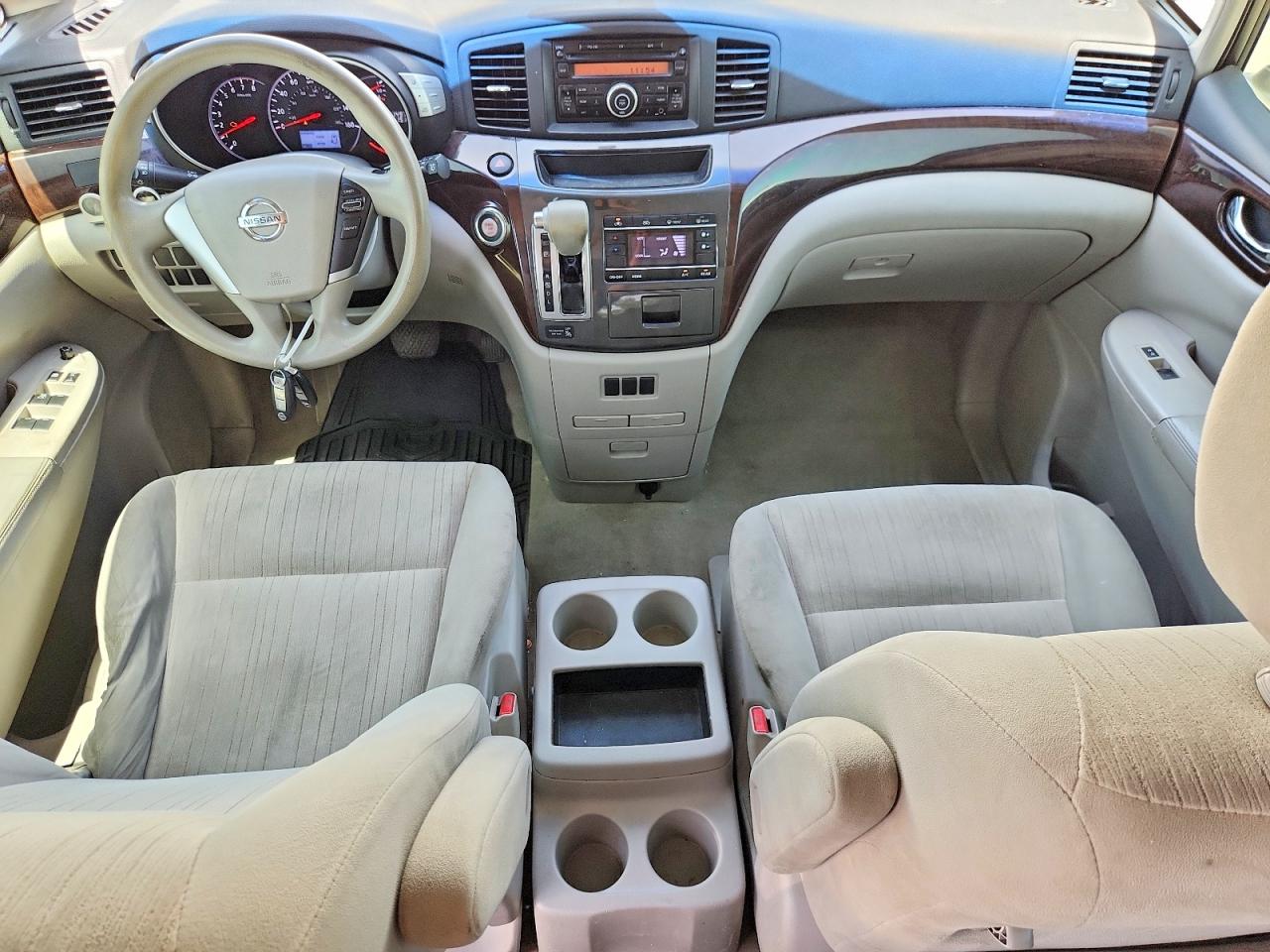 2012 Nissan Quest 3.5 S Белый vin: JN8AE2KP4C9039304