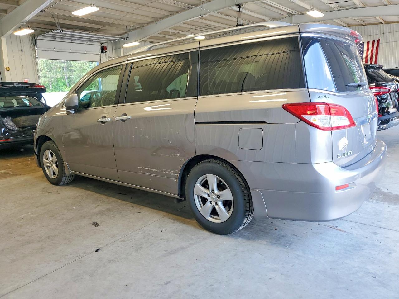 2012 Nissan Quest 3.5 S Silver vin: JN8AE2KP4C9047368