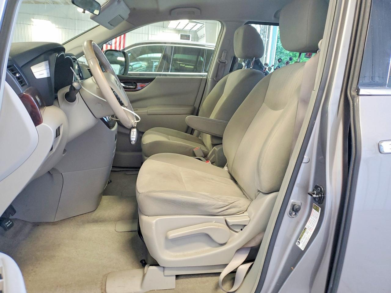 2012 Nissan Quest 3.5 S Silver vin: JN8AE2KP4C9047368