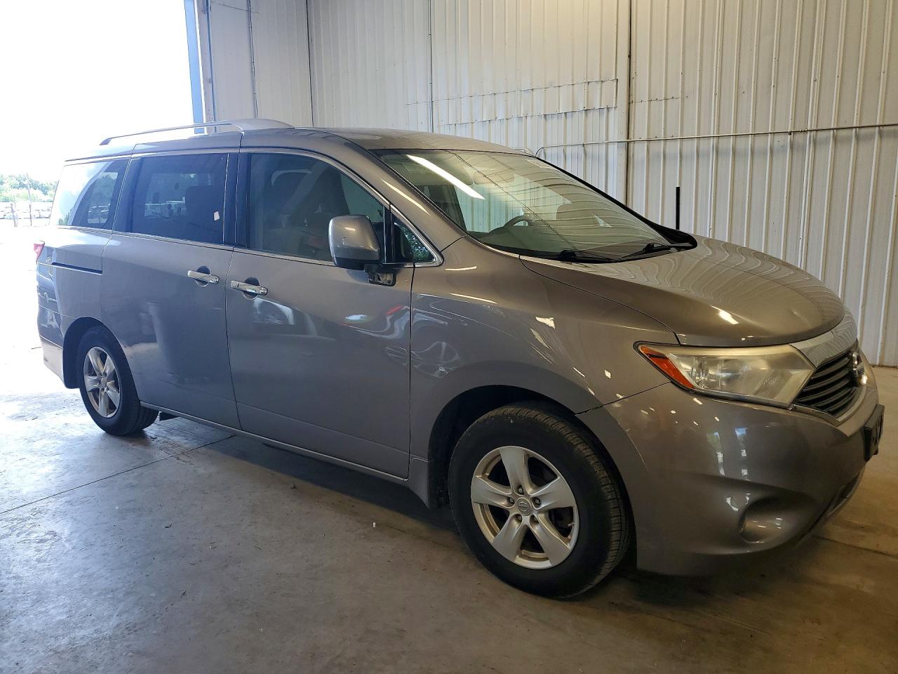 2012 Nissan Quest 3.5 S Silver vin: JN8AE2KP4C9047368