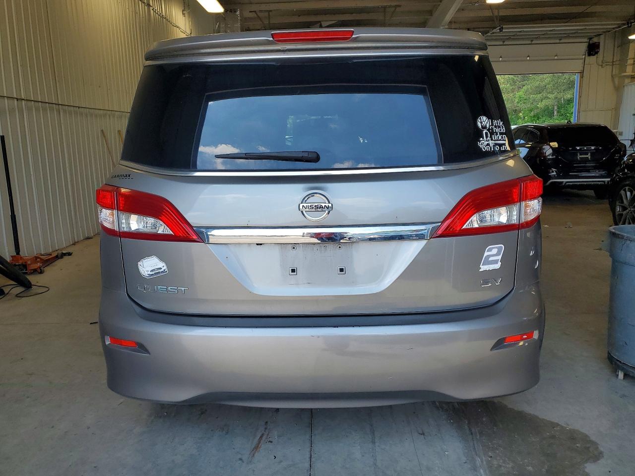 2012 Nissan Quest 3.5 S Silver vin: JN8AE2KP4C9047368