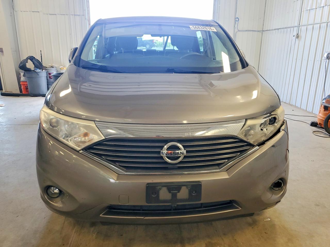 2012 Nissan Quest 3.5 S Silver vin: JN8AE2KP4C9047368