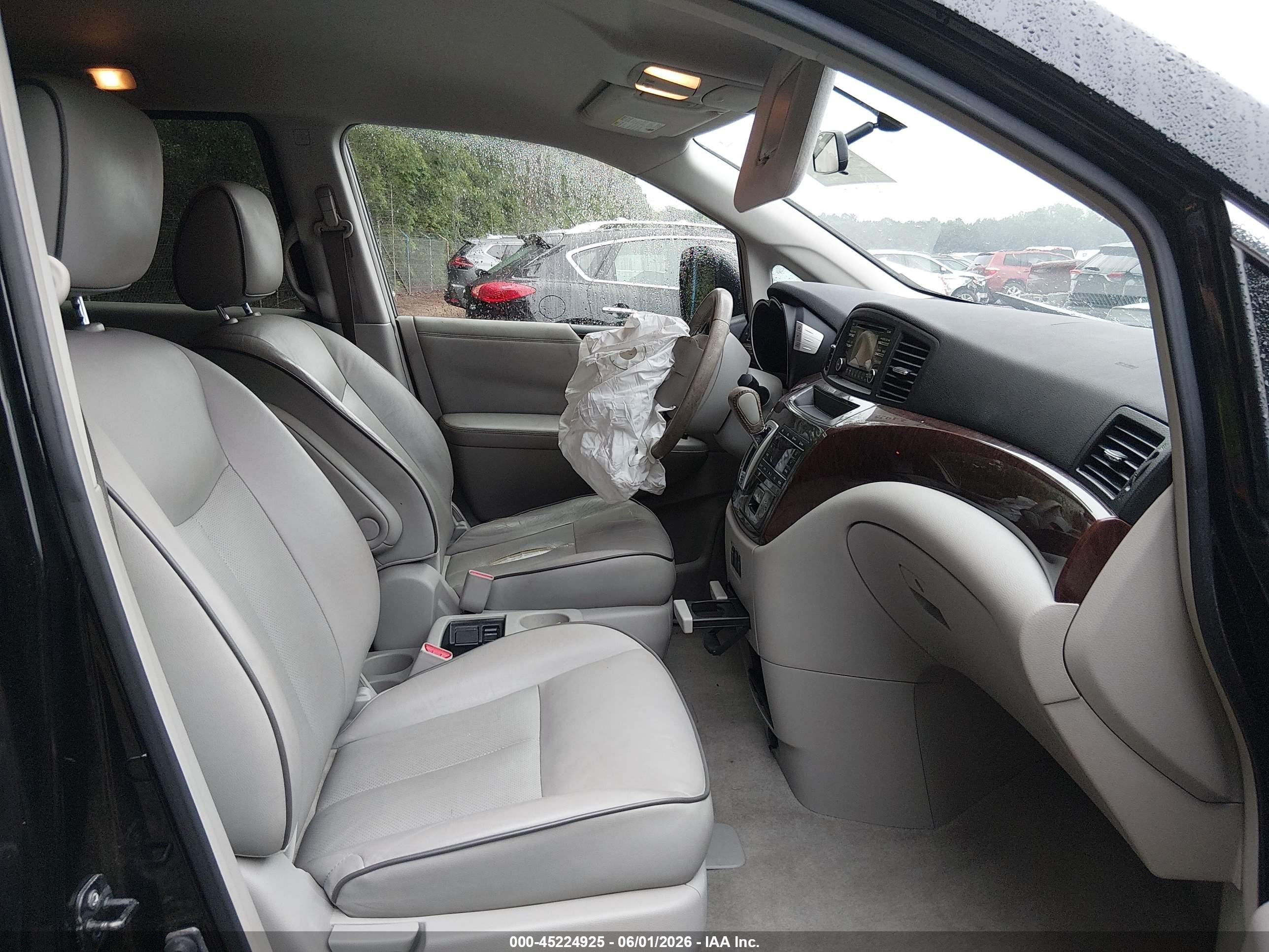 2012 Nissan Quest Sv Черный vin: JN8AE2KP4C9050867