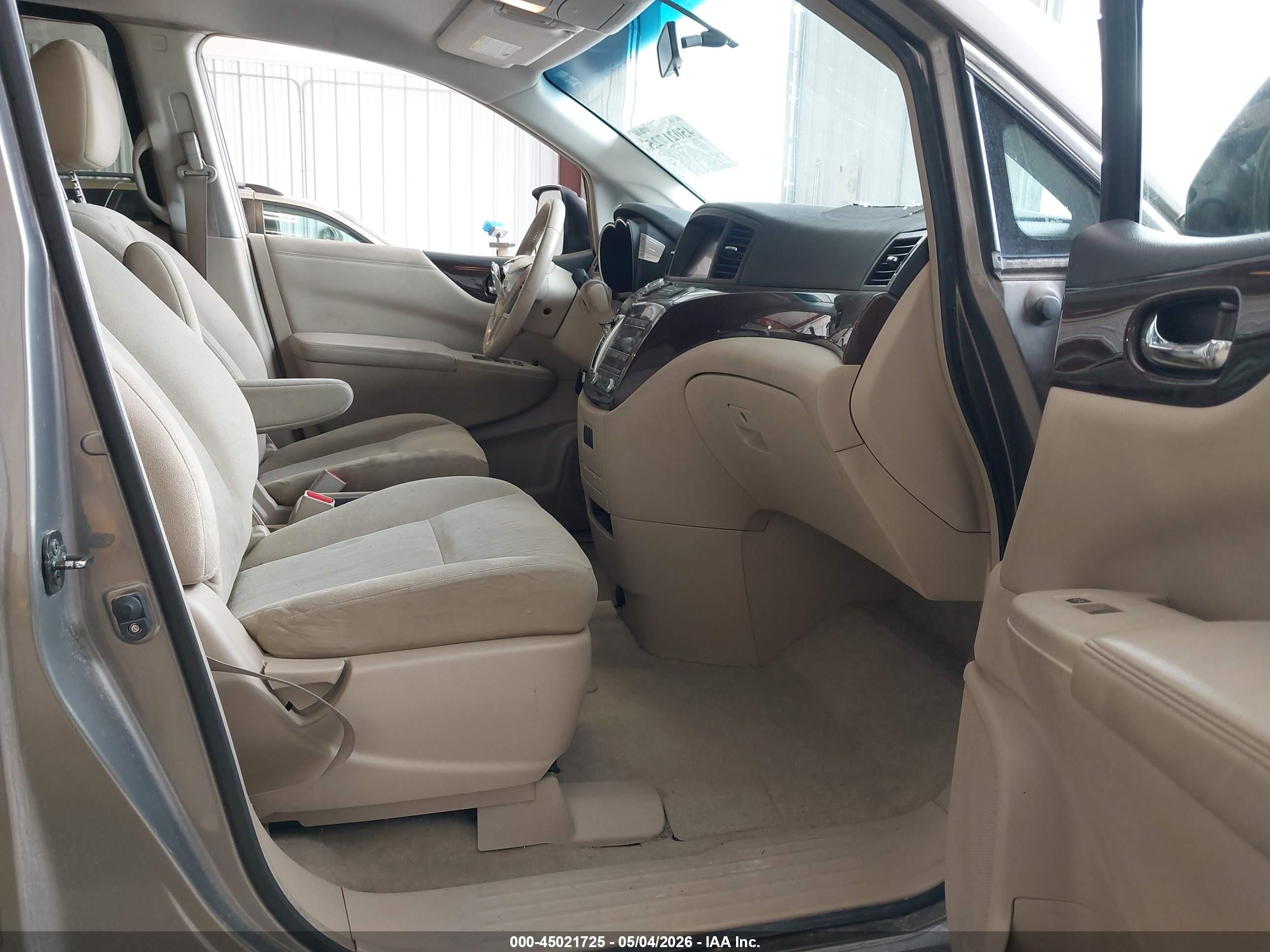 2014 Nissan Quest Sv Gray vin: JN8AE2KP4E9101657
