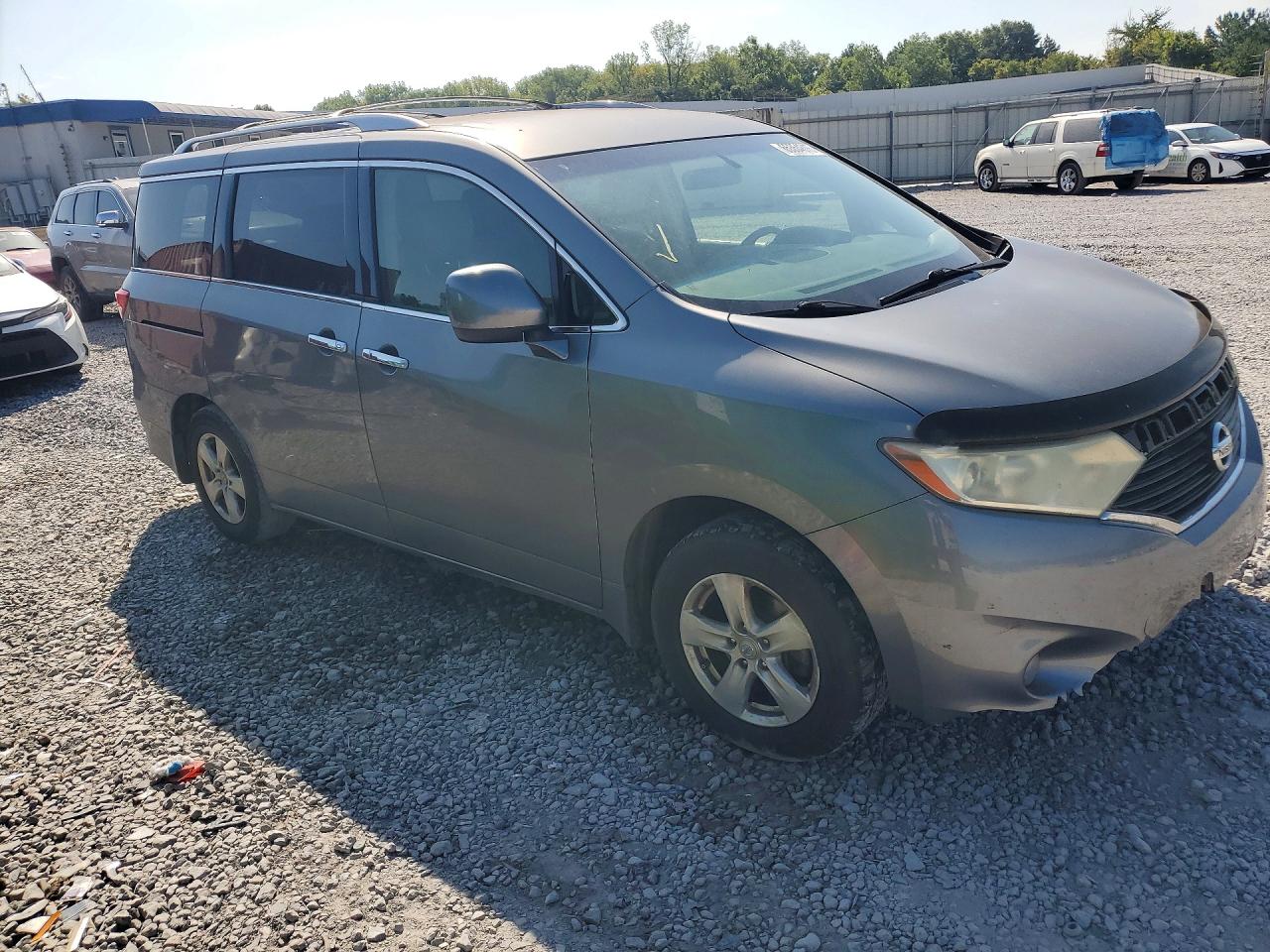 2014 Nissan Quest 3.5 Sv Gray vin: JN8AE2KP4E9104672