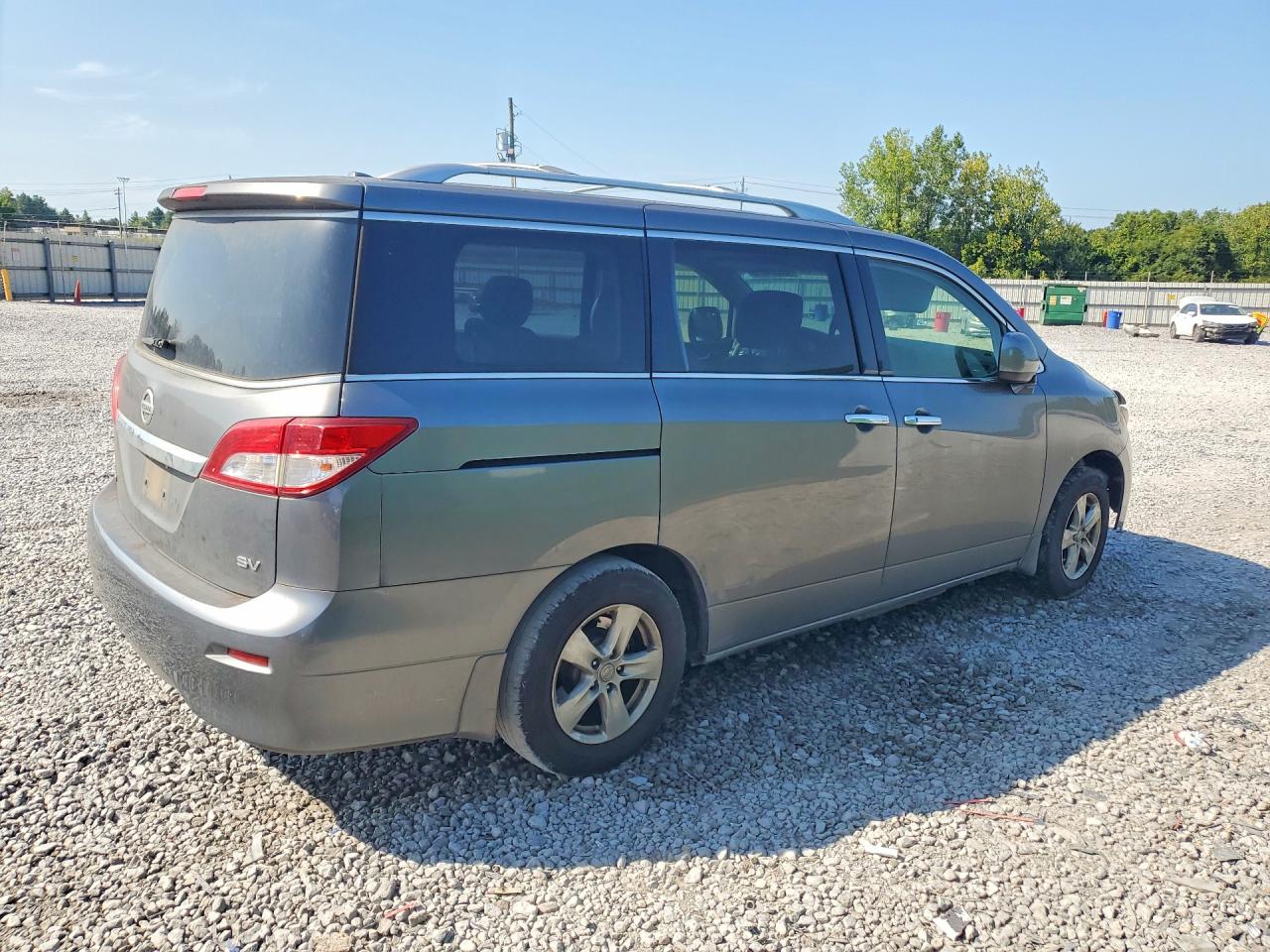2014 Nissan Quest 3.5 Sv Gray vin: JN8AE2KP4E9104672