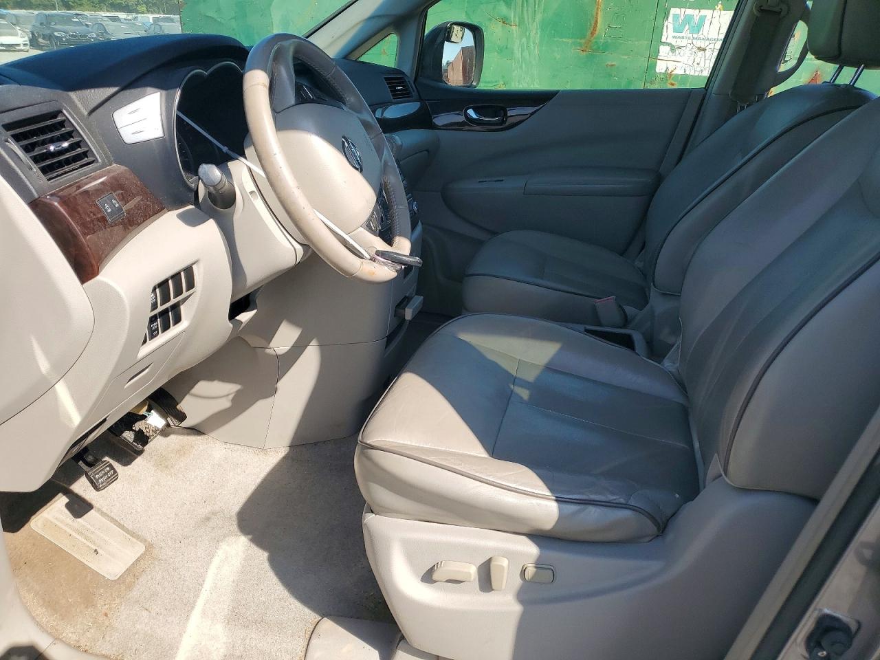 2014 Nissan Quest 3.5 Sv Gray vin: JN8AE2KP4E9104672