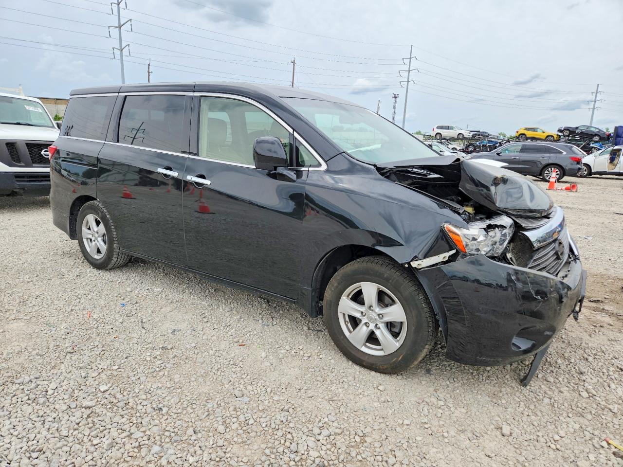 2015 Nissan Quest 3.5 Sv Black vin: JN8AE2KP4F9120324