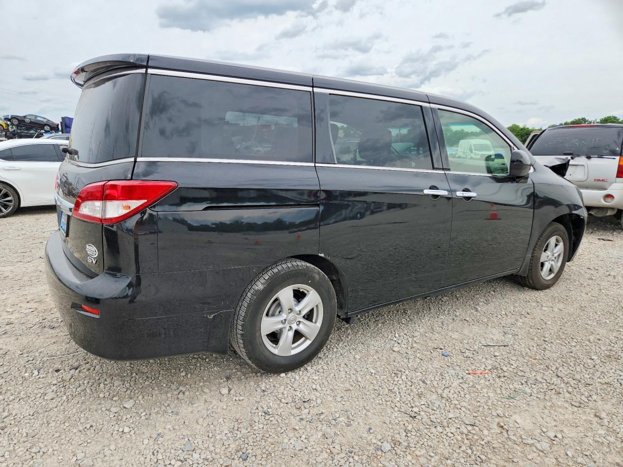 2015 Nissan Quest 3.5 Sv Black vin: JN8AE2KP4F9120324