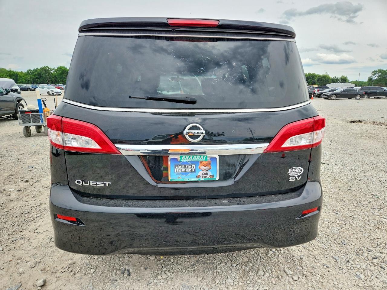 2015 Nissan Quest 3.5 Sv Black vin: JN8AE2KP4F9120324