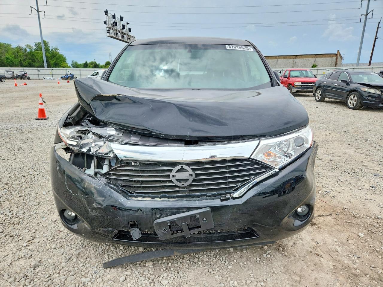 2015 Nissan Quest 3.5 Sv Black vin: JN8AE2KP4F9120324