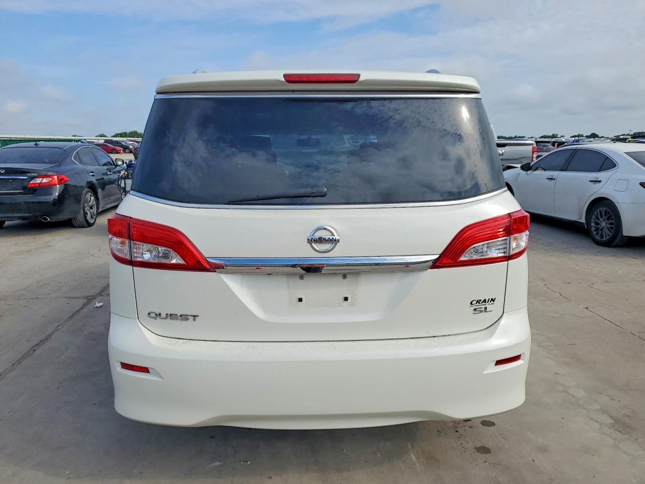 2015 Nissan Quest 3.5 Sl Белый vin: JN8AE2KP4F9121702