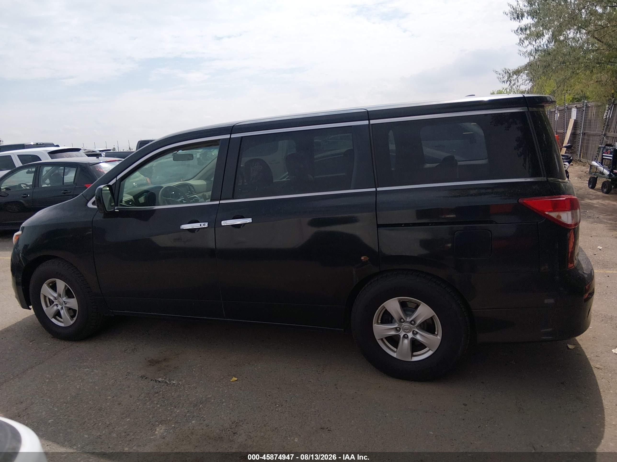 2015 Nissan Quest Platinum/s/sl/sv Black vin: JN8AE2KP4F9121750
