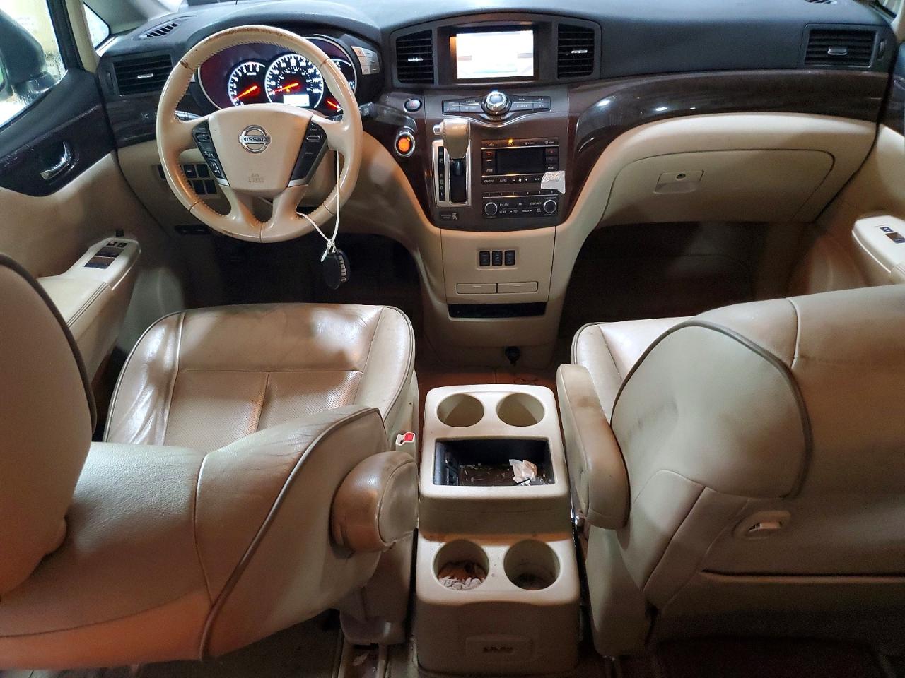 2015 Nissan Quest 3.5 Sl White vin: JN8AE2KP4F9123787