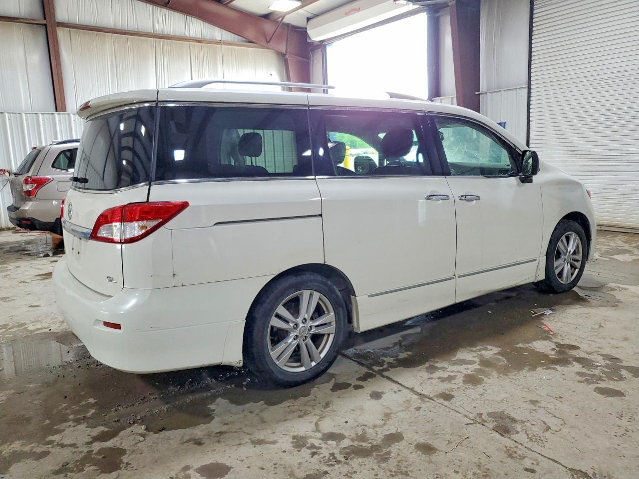 2015 Nissan Quest 3.5 Sl White vin: JN8AE2KP4F9123787
