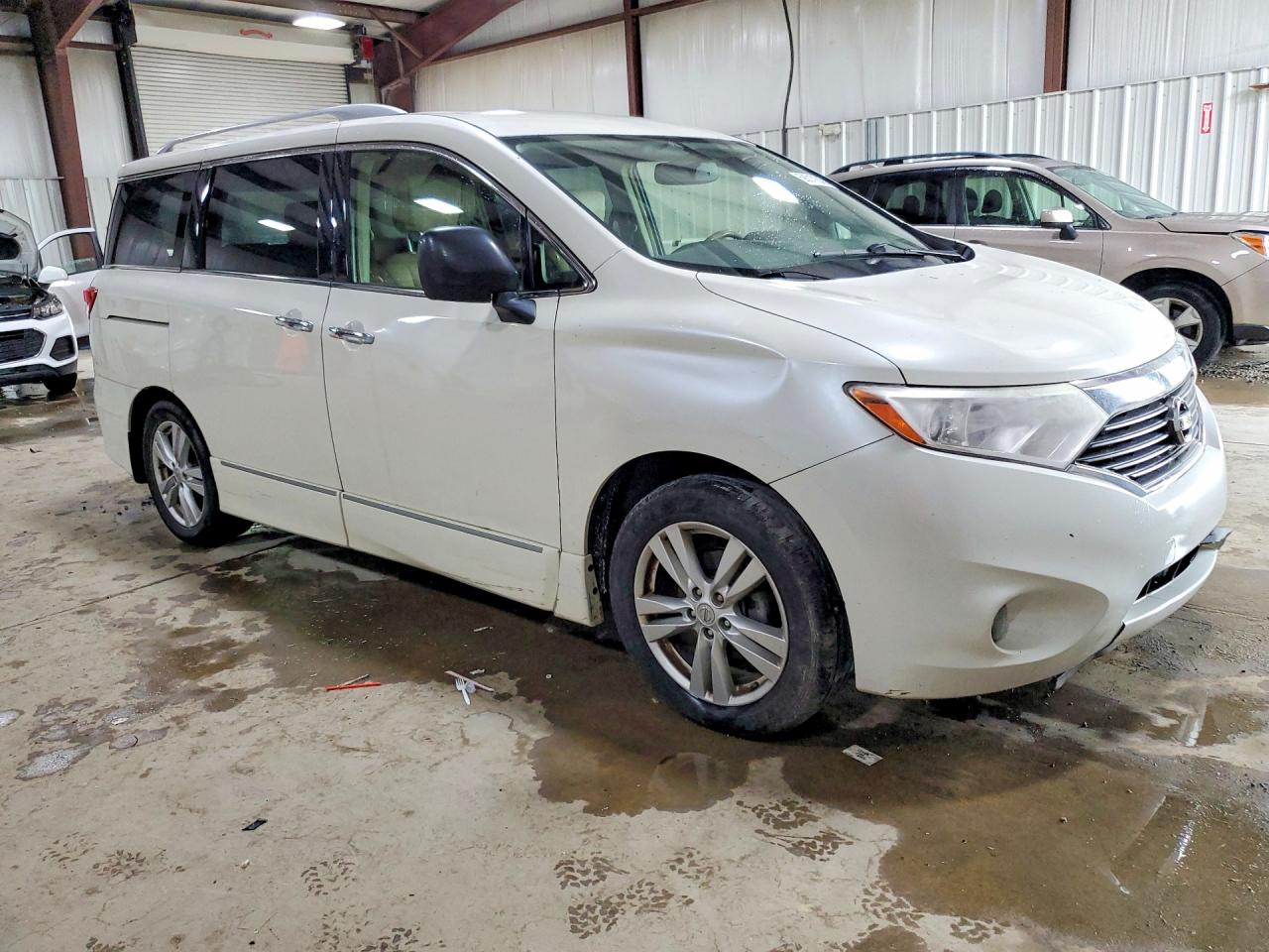 2015 Nissan Quest 3.5 Sl White vin: JN8AE2KP4F9123787