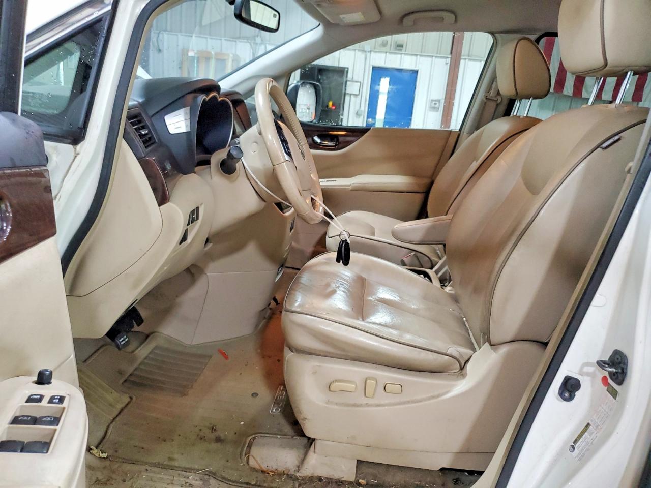2015 Nissan Quest 3.5 Sl White vin: JN8AE2KP4F9123787
