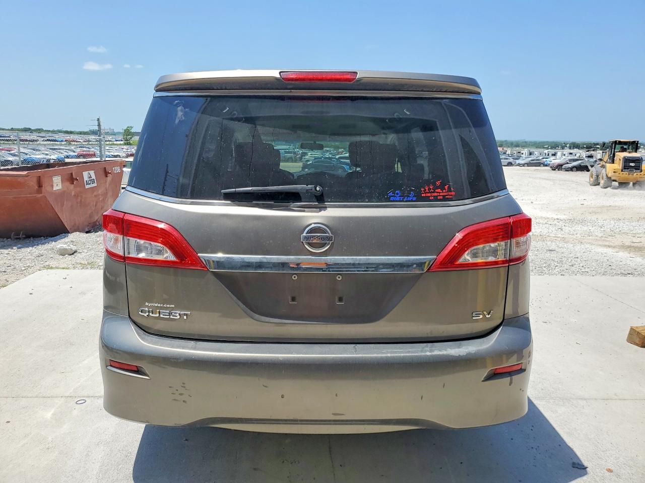2015 Nissan Quest 3.5 Sv Серый vin: JN8AE2KP4F9126902