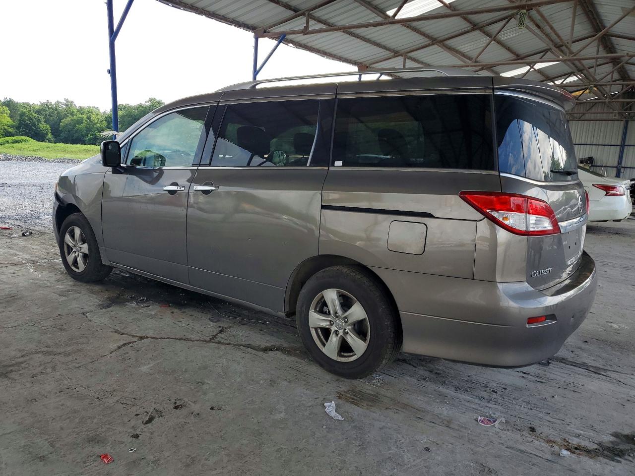 2016 Nissan Quest 3.5 Sv Gray vin: JN8AE2KP4G9154880