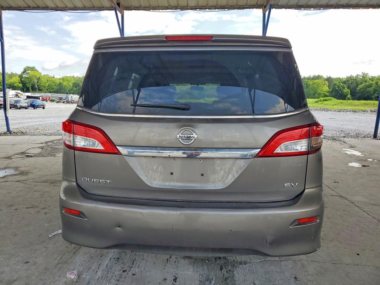 2016 Nissan Quest 3.5 Sv Gray vin: JN8AE2KP4G9154880