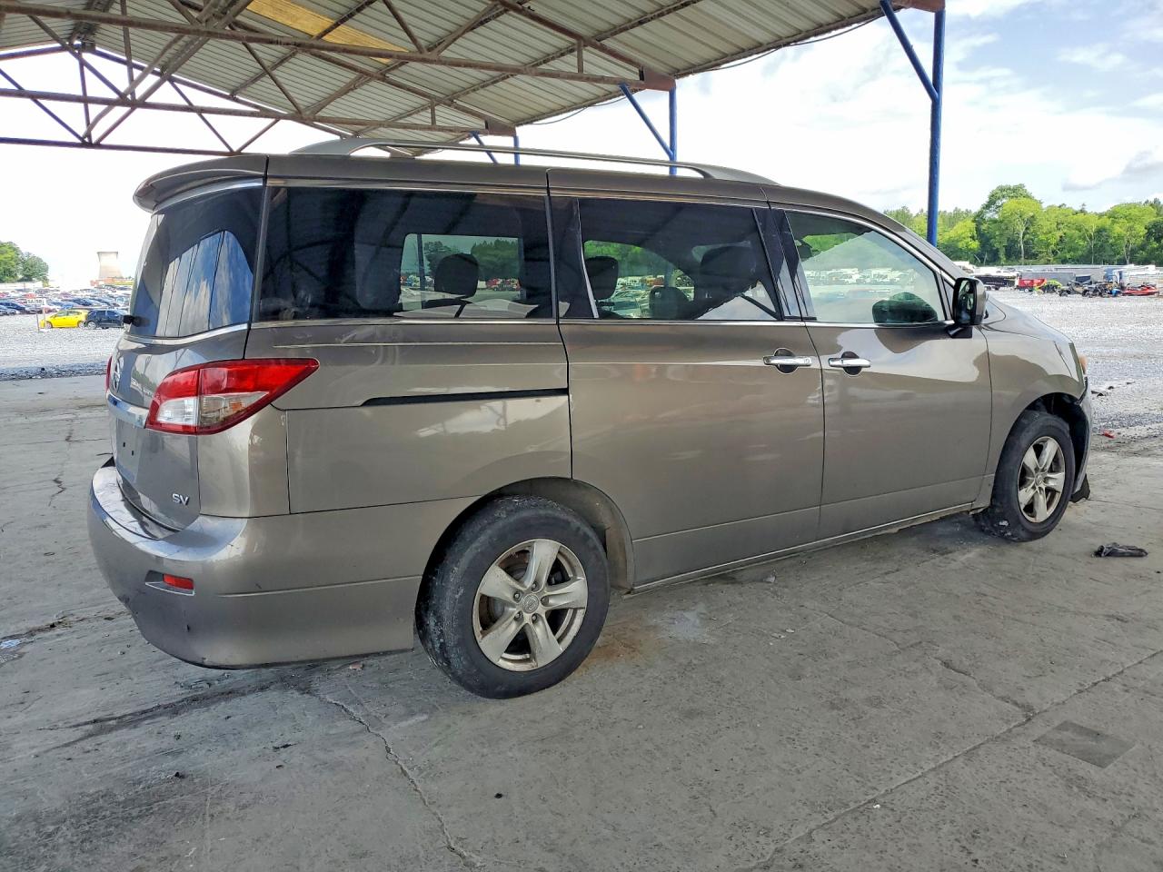 2016 Nissan Quest 3.5 Sv Gray vin: JN8AE2KP4G9154880