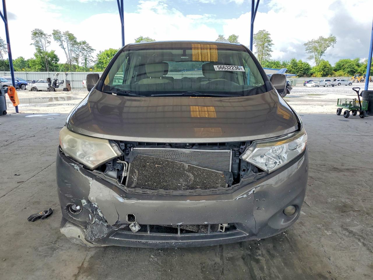 2016 Nissan Quest 3.5 Sv Gray vin: JN8AE2KP4G9154880
