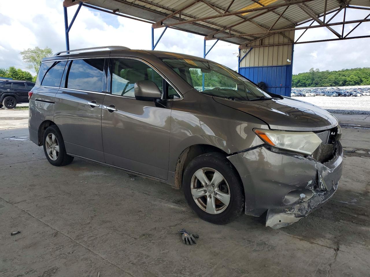 2016 Nissan Quest 3.5 Sv Gray vin: JN8AE2KP4G9154880