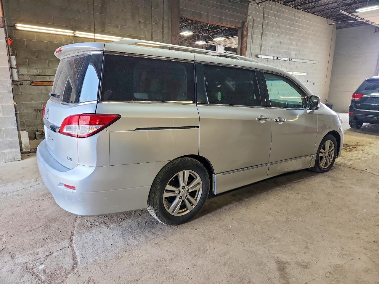 2011 Nissan Quest 3.5 S Silver vin: JN8AE2KP5B9005788