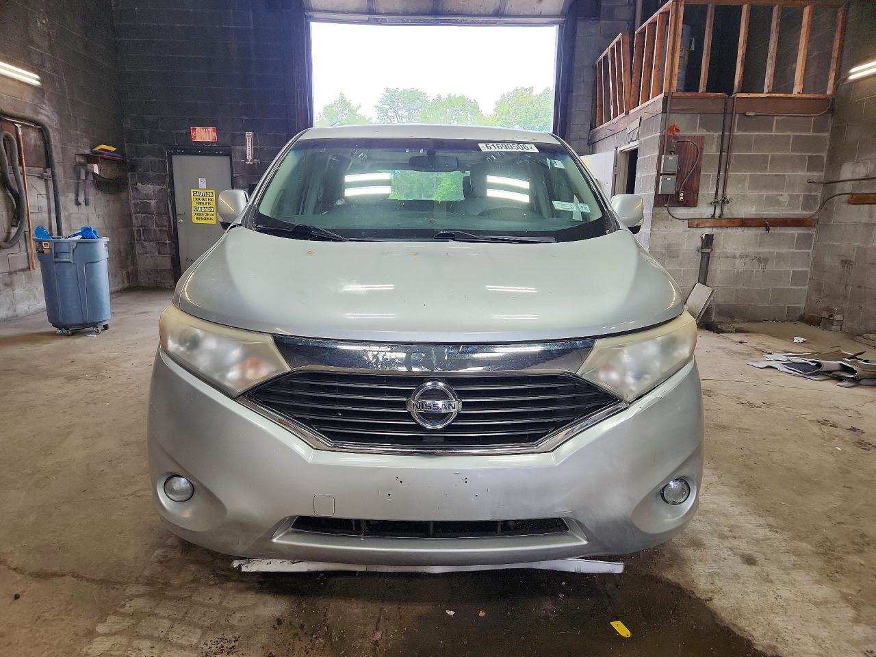 2011 Nissan Quest 3.5 S Silver vin: JN8AE2KP5B9005788