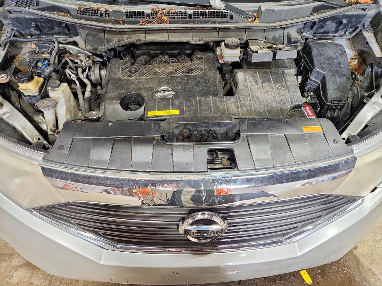 2011 Nissan Quest 3.5 S Silver vin: JN8AE2KP5B9005788