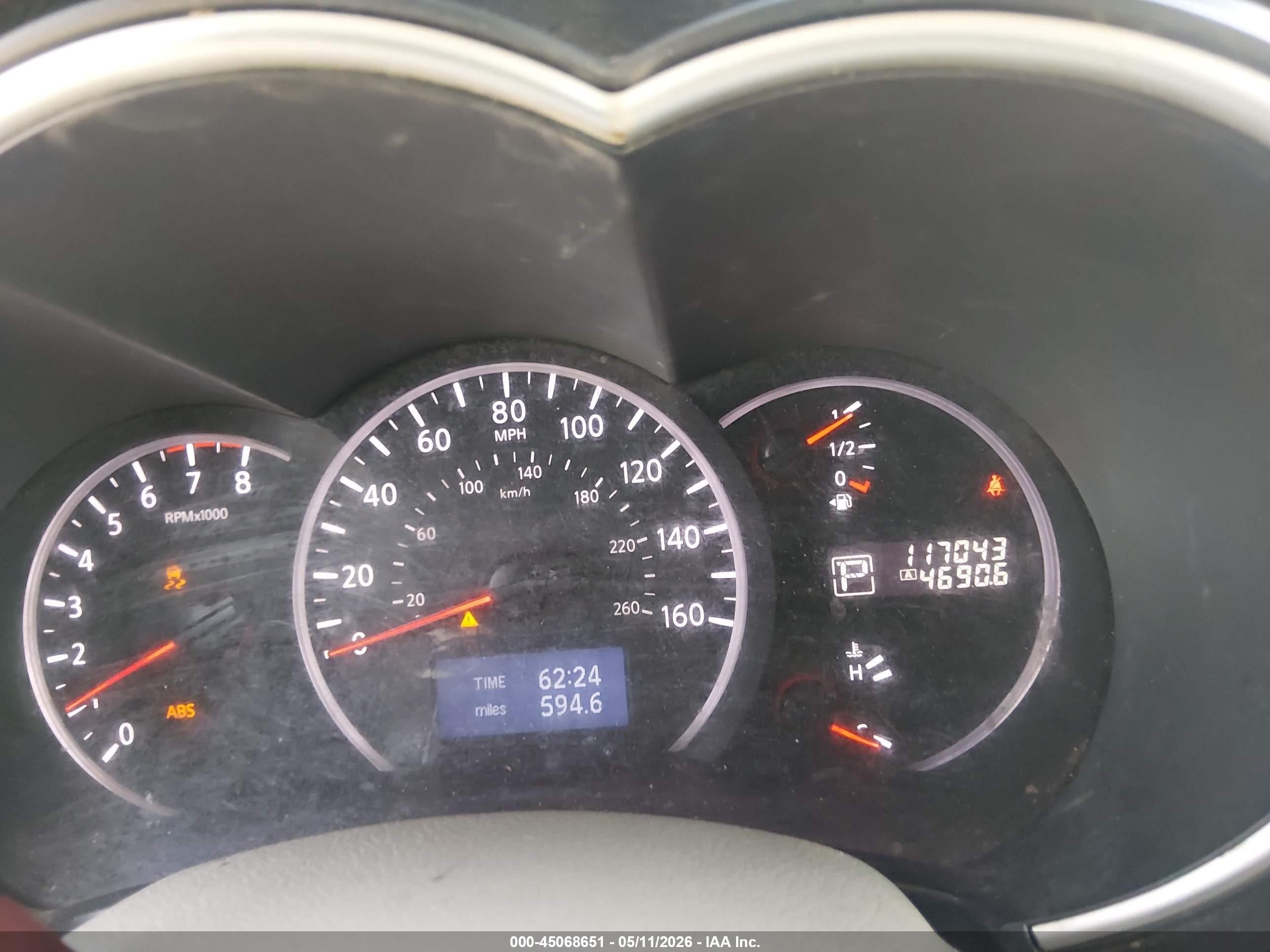 2011 Nissan Quest Sl Black vin: JN8AE2KP5B9006035